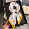 New Fashion 70X70cmPrinted Women's Scarf Pashmina Silk Scarf Square Shawl Decorative Headband Neck Luxury Design Bandana