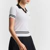 Fila Атлетика Теннис Серия Модный Удобный Универсальный Трикотажный Топ с Коротким Рукавом Женские топы Нефритово-Белый A11W523405F-WT