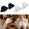 1 Pair Lace Pleated False Cuffs Elastic Shirt Detachable Sleeve Fashion Sweater Horn Cuffs  Women