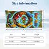 Decorative Artwork Theme Beach Towel Personalized Custom Name & Text Soft Quick Dry Beach Towel for Swimming Travel
