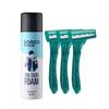 Пена для бритья Dorco Cool Crush 250 мл + 3 бритвы Touch3