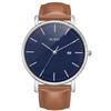 Analog Quartz Date Popular Simple and Stylish Business Milanese Mesh Strap [BUREI] Men's Watch, Waterproof, Display, Silver, Brand, Watch,