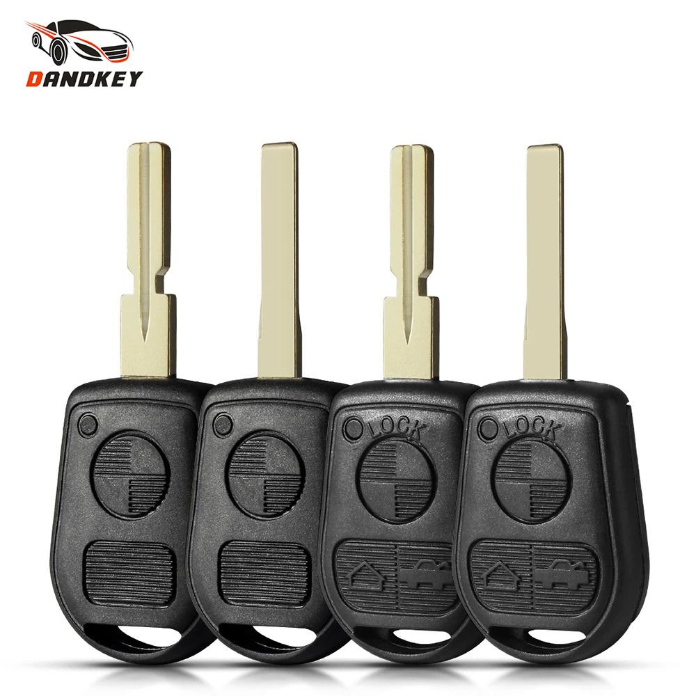 Dandkey S Корпус Пульта ДУ Ключа Для Bmw E31 E32 E34 E36 E38 E39 E46 Z3 Z4 Брелок Hu92 Hu58 Необработанный Лезвие 2/3 Кнопки Брелок Автомобильный Кейс
