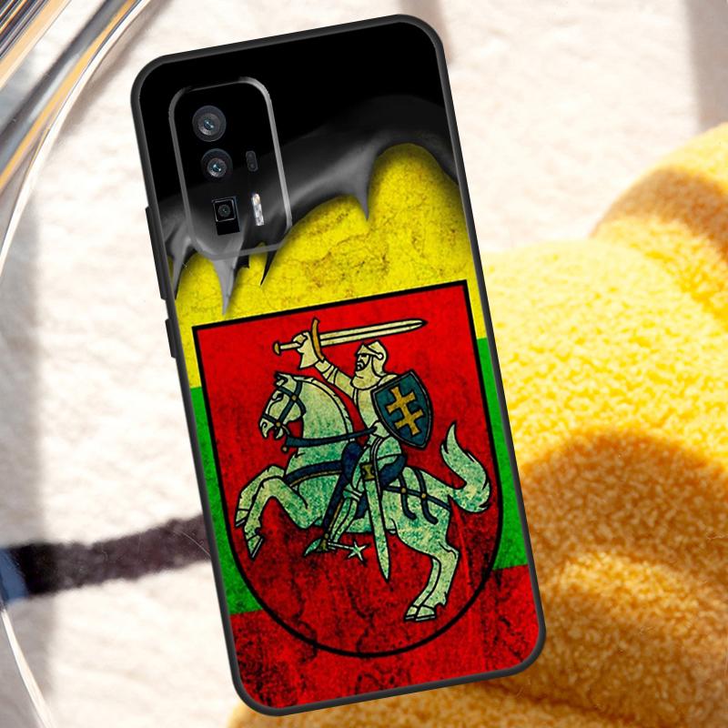 Lithuania Flag Case For POCO X6 M6 X3 Pro X5 F3 F5 M5s Xiaomi 13 14 Ultra 12 Lite 11T 12T 13T Pro Cover