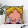 Sailor Moon Kawaii Meme Pillow Case Vintage Pillow Cover Comfy Pillowcases For Sofa Car Home Decor