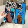ChunLi S-Street F-FighterS Plating Phone Case For Iphone 16 17 Pro Max Air 16E 14 15 Plus 12 13 Mini Anti-Fall Airabag Cover