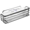 Matte Black Adhesive Shower Caddy Shelf 29.5x10.5x8cm