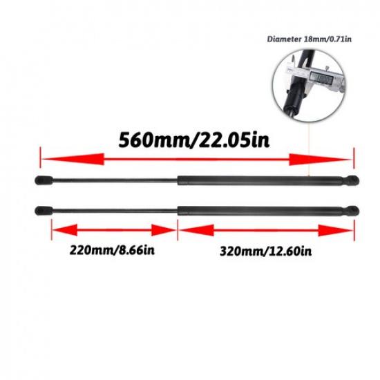 2Pcs Rear Hatch Tailgate Lift Support Gas Shock Struts For Fiat 500L Hatchback