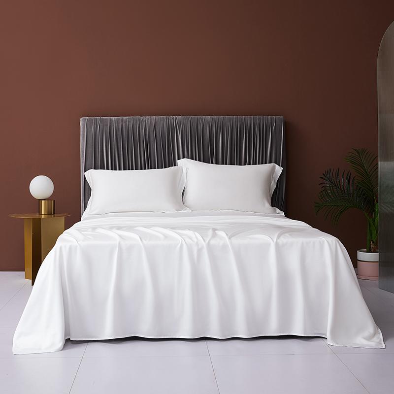 Luxury 100% Bamboo Embroidered Wool Filled 300tc Bedding Set Bed Sheet Eco-Friendly Woven Modern Summer Style