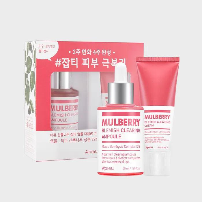 APIEU Mulberry Blemish Ampoule Large Capacity Planning Set