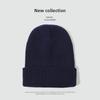 Solid Color Knitted Hat Warm Wool Hat High Elastic Lengthened Outdoor Brimless Cold Autumn and Winter Hat Adult Cold Hat
