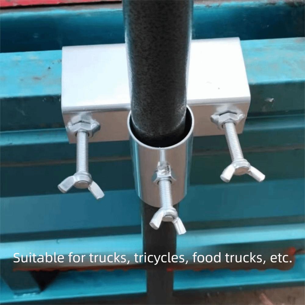 Anti-rust Umbrella Clamp Bracket Adjustable Deck Umbrella Mount Patio Umbrella Holder Bleachers