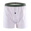 Мужские трусы-боксеры со средней посадкой, эластичным поясом и пуговицами спереди, U-образные выпуклые шорты, удобные повседневные трусы-боксеры