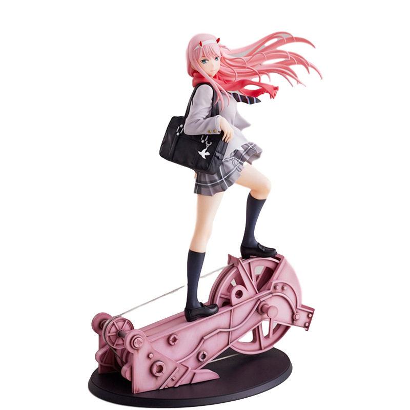 28 см Darling In The Franxx Зеро Ту Аниме Униформа Вер Фигурка Коллекционная Фигурка Настольное Украшение Подарок Для Отаку Подвижная Сочлененная Масштаб