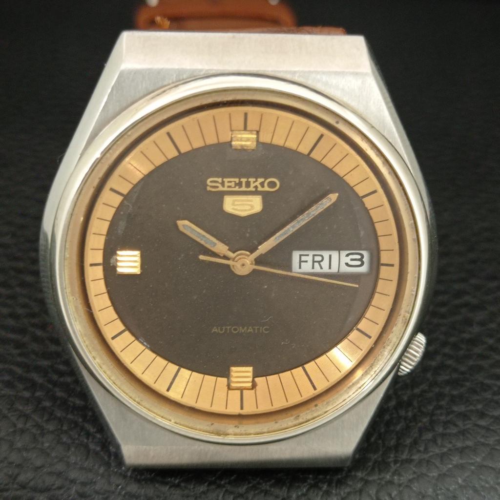 ВИНТАЖНЫЕ АВТОМАТИЧЕСКИЕ ЧАСЫ SEIKO 5 6309A ЯПОНИЯ МУЖСКИЕ С ОРИГИНАЛЬНЫМ ЦИФЕРБЛАТОМ a708466-1
