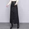New Fashion Autumn Winter Women Loose Long Skirt Black Clothes