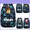 Стильный рюкзак Roblox для детей с ярким мультяшным рисунком и большим объемом