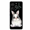 Черный силиконовый чехол для телефона Tecno Pova 6 Pro, противоударный, мягкий чехол-бампер для Tecno Pova 6 Pro, задняя крышка-чехол Pova6 Pro, мультяшный