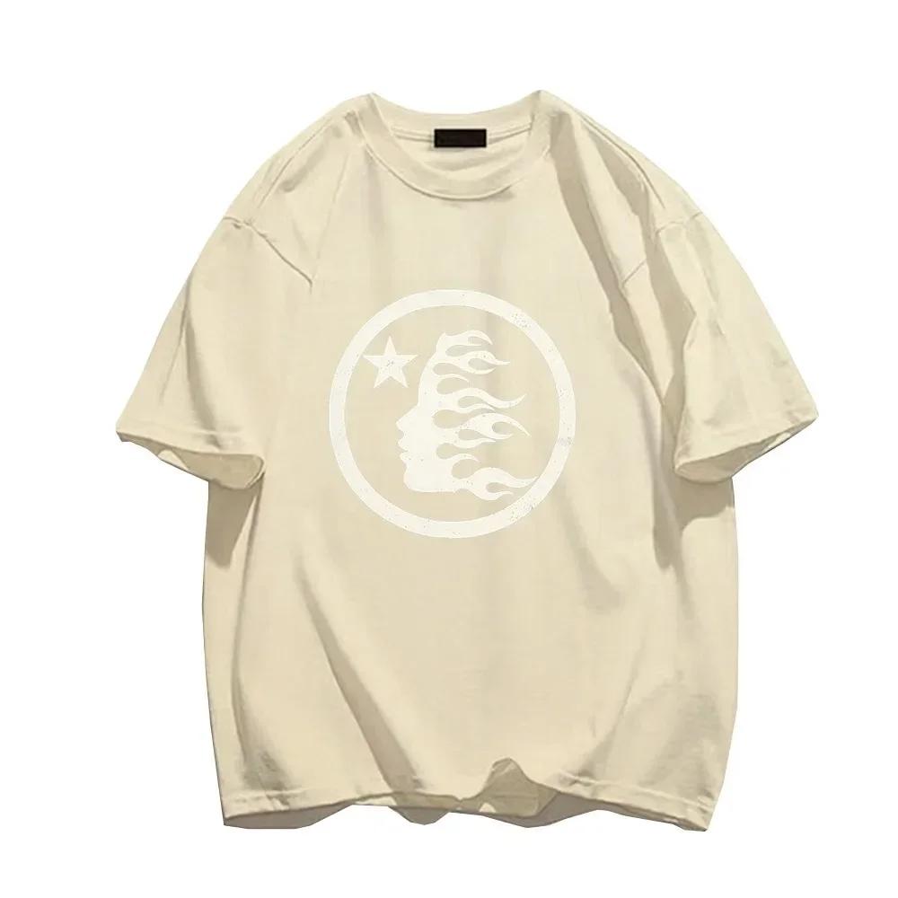 Футболка Hellster Rapper Wash Grey Heavy Craft Unisex с коротким рукавом, мужская и женская, топ, уличная мода, ретро-футболка Hell