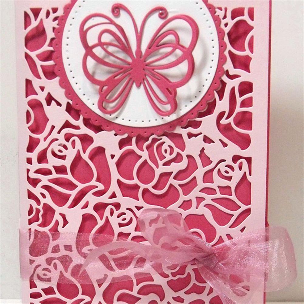 Бабочка DIY Тиснение Ремесло Металлический Трафарет Скрапбукинг Резка
