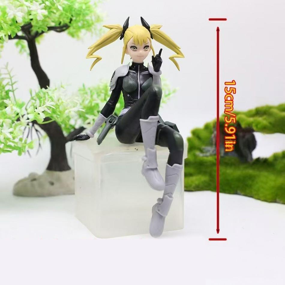 4PCS Amine Kaiju No. 8 фигурок Кафки, Хибино, Мины, Аширо, скелета, креативные ПВХ-модели, игрушки для детей, статуэтки, подарки.