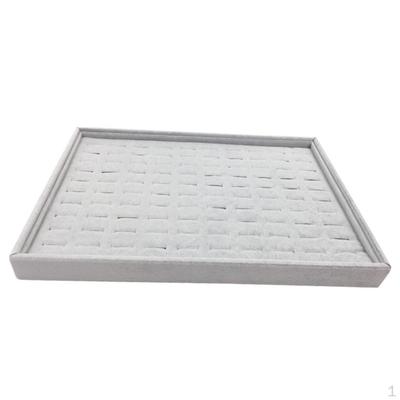 Бархатный лоток для демонстрации серег 35x24x3 см Коробка Украшения