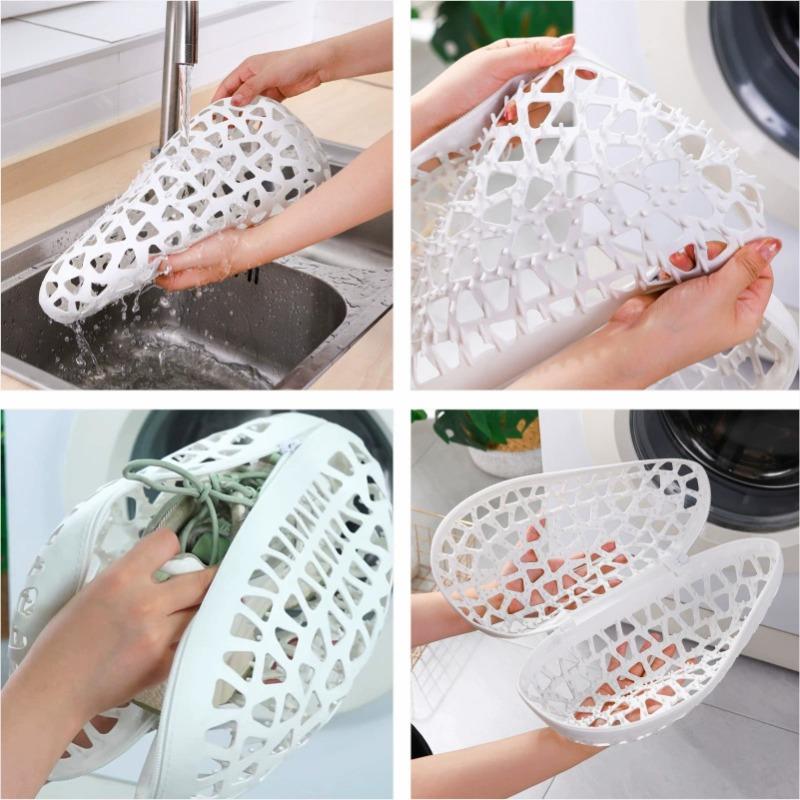 Bolsa de lavado para zapatos resistente, protector de malla para lavadora, duradero y anti-deformación