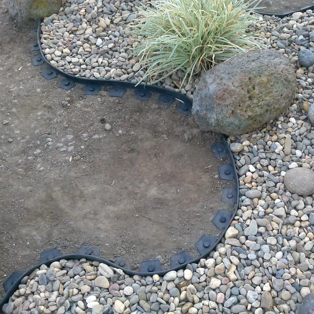 Садовый барьерный забор из полиэтилена высокой плотности, ландшафтный бордюр, садовый газон, бордюр с шипами