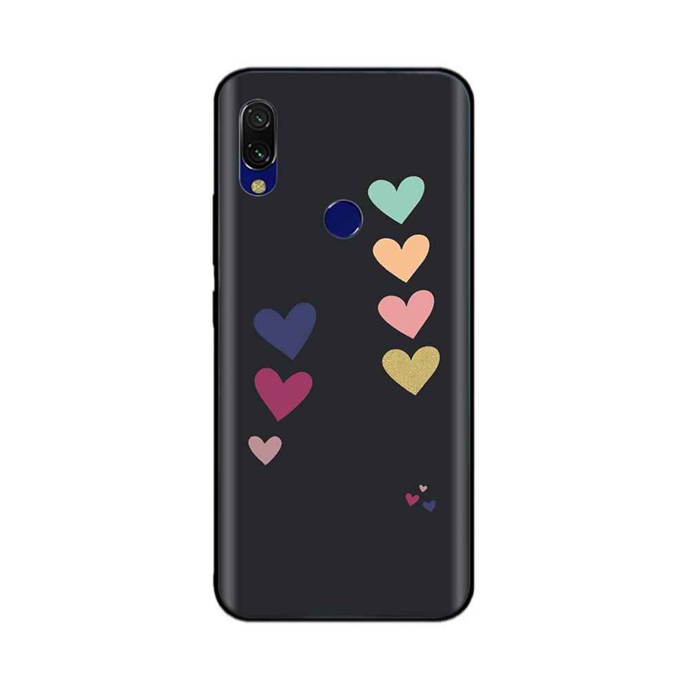 Для Xiaomi Redmi 7 Чехол Redmi7 Черный Силиконовый Бампер Мягкий ТПУ Чехол для Телефона Обложка Для Xiaomi Redmi Note 7 Pro Note7 Чехол Funda Coque