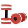 Aquatic Dumbells Set Of 2 Water Dumbells Pool Resistance Water Weight Water Aerobics High-Density EVA-Foam Pool Fitness