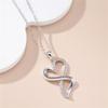 Classic Love Heart Pendant Necklace For Mother Sister Girlfriend Fashion Lady Silver 925 Clavicle Chain Female Christmas Gift