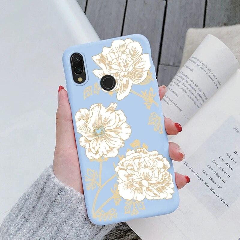 Redmi Note 7 Pro 7S Funda Rainbow Heart Vintage Flowers Leaves Чехол для телефона Мягкий силиконовый чехол-бампер для Xiaomi Redmi Note 7 Противоударная защитная сумка