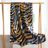 2024 Autumn/Winter New Imitation Cashmere Scarf, High End Women'S Tiger Skin Stripe Printed Versatile Warm Neck