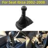 Для SEAT Ibiza 2002 2003 2004 2005 2006 2007 2008 Ручка переключения передач Рычаг переключения передач Чехол Крышка багажника Аксессуары для автомобилей