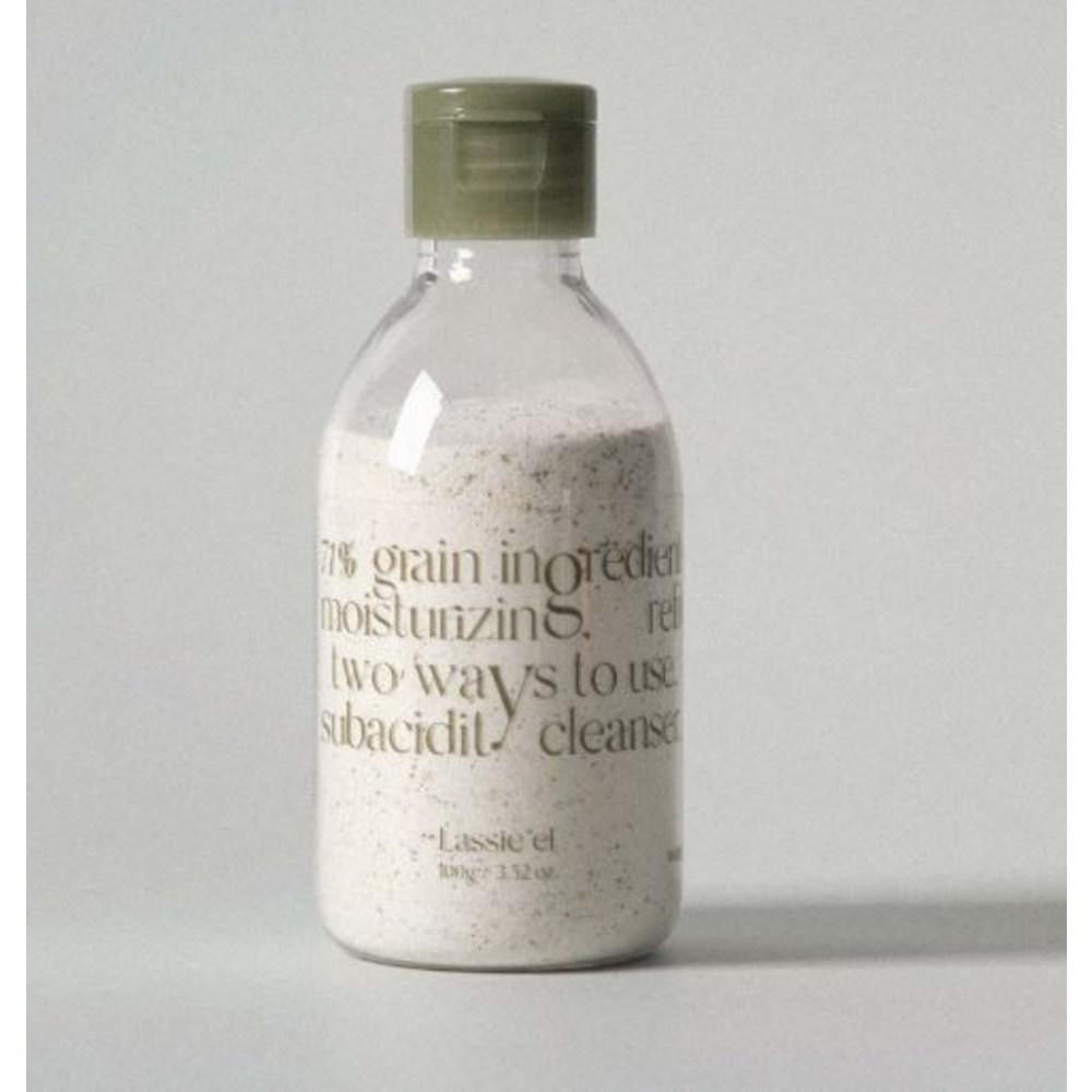 Lassielle Enzyme Oat Scrub Powder Wash, 100g, 1 Piece