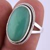 Natural Chrysoprase Gemstone Handmade 925 Sterling Silver Jewelry Ring S.6" S1w47