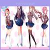 Роскошные туфли из искусственной кожи Doki Doki Literature Club Monika для косплея для женщин
