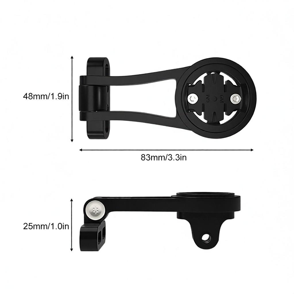 Bike Computer Mount Extend Aluminum Alloy Lightweight Adjustable For Garmin Bryton Cateye Wahoo Bike Computer Bracket