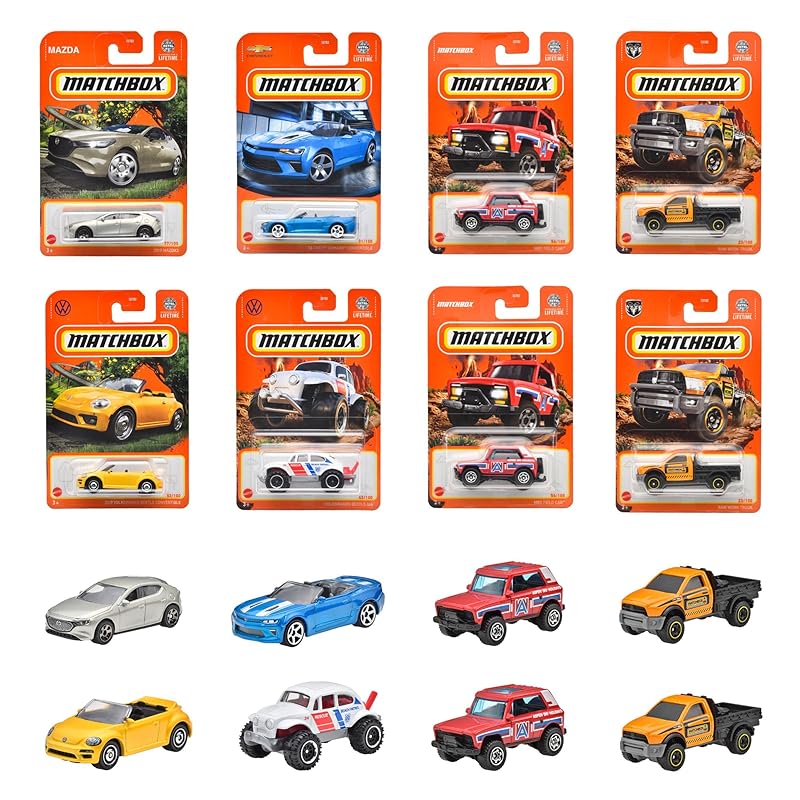 Matchbox Basic Car L Assortment Vehicle Toys Mini Car 24 Units Included BOX Sales From 3 Years Old Multi 98BL-30782