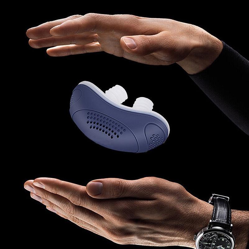 1 шт. Электрический микро-стоппер шума для сна, устройство против храпа, помощь при апноэ, стоп-храп