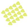 20PCS Football Training Markers Multifunction PE Soccer Training Disc Cone Set for Kids Novice