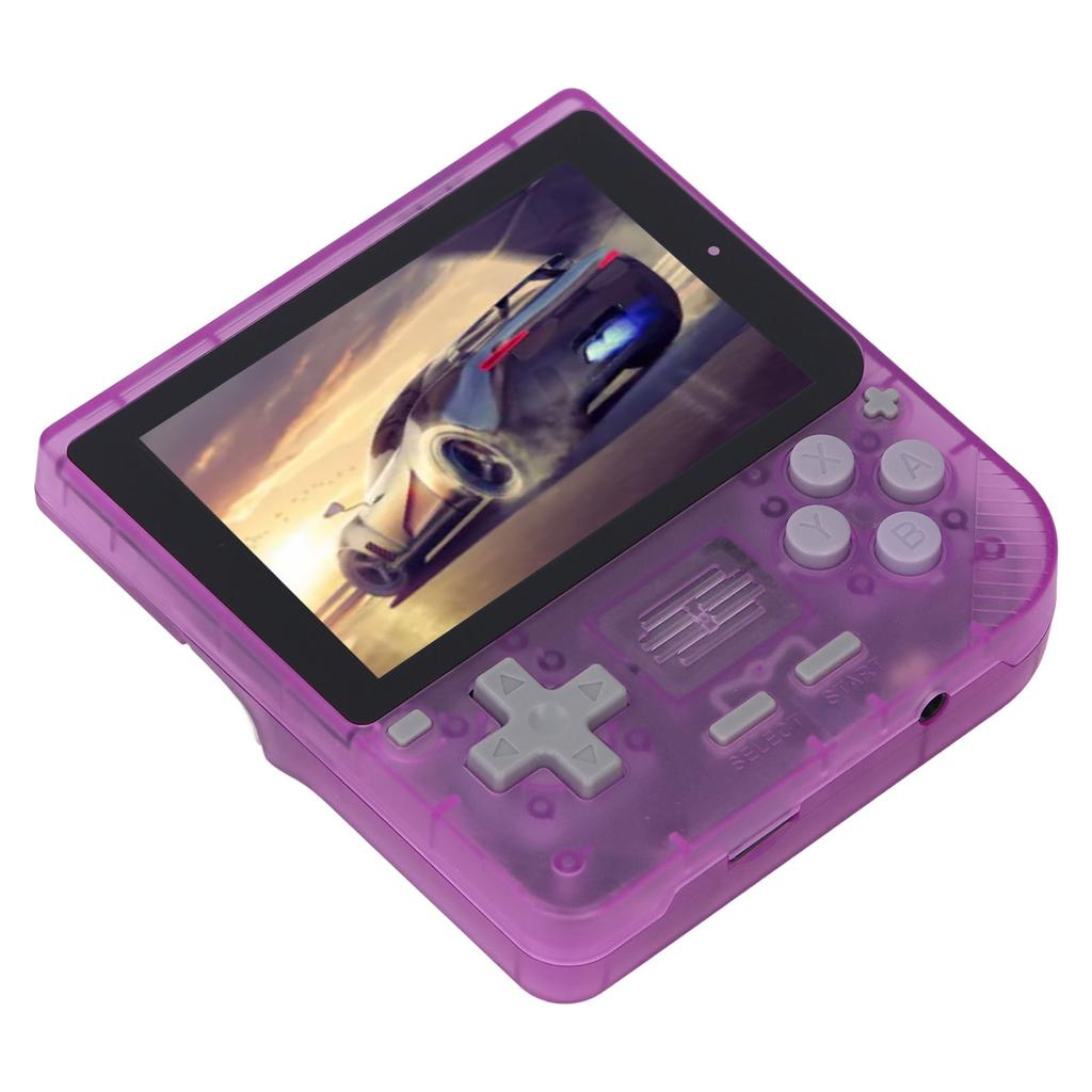 Портативная игровая консоль прозрачный фиолетовый 320x480 3,5-дюймовый IPS экран двойной джойстик 3000 мАч портативная