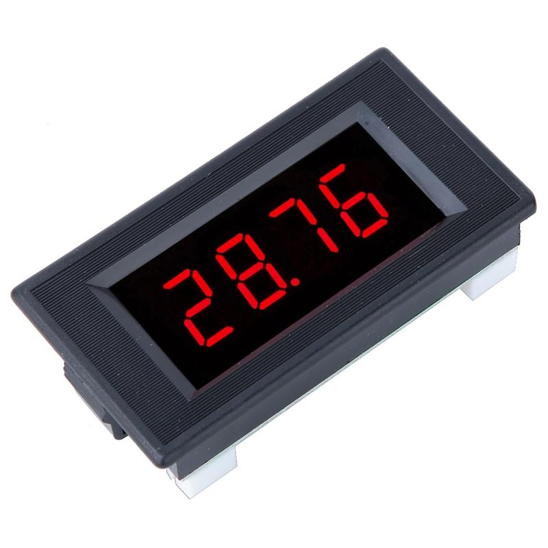 Digital Voltmeter 5135A DC5V High Accuracy Voltmeter 3 1/2 Digital Panel Meter with Red LED
