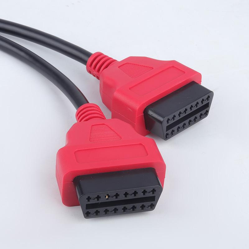 OBD2 1/2 Адаптер Кабель Удлинитель OBD Удлинитель 12В Автомобильный Универсальный 16-контактный Разветвитель