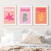 Знаменитый Город Путешествий Майами Бонди Пальмы Капри Настенное Искусство Холст Живопись Абстрактные Постеры Принты Картины Для Гостиной Домашний Декор