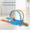 Children's Alloy Racing Car Track Set: Metal Cars with Ejection Track