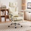 Executive Office Chair, 180kg Big and Tall Desk Chair, Beige