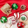 30Pcs/box Electroplated Painted Christmas Balls 6cm Christmas Tree Ornaments Ball  Christmas Party