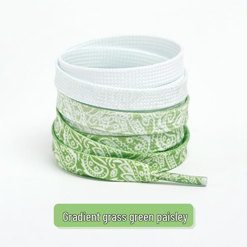 Cashew Flower Shoelaces for Air Force 1, Canvas Shoes, and Dunk Sneakers – Unisex