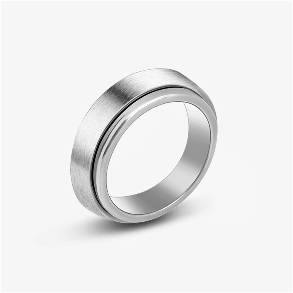 Антистрессовый байкерский спиннер из нержавеющей стали, вращающиеся тревожные кольца в стиле панк, кольца для спиннеров